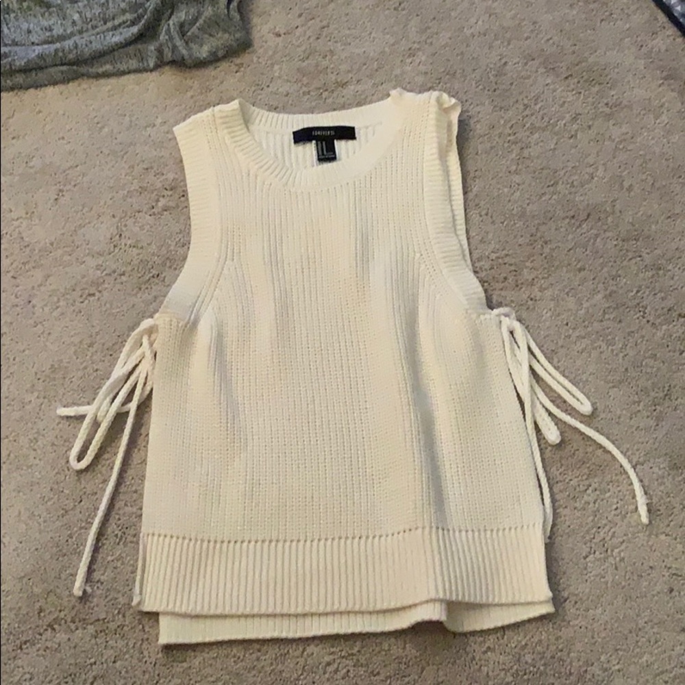 Forever 21 sweater cut off